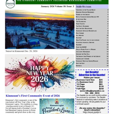 Kinmount Gazette January 2026